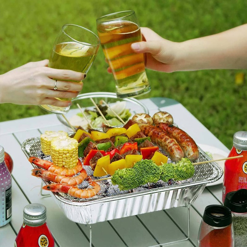 Lò nướng BBQ dùng một lần Du lịch Dã ngoại tại nhà Lò nướng than di động ngoài trời (TM05)