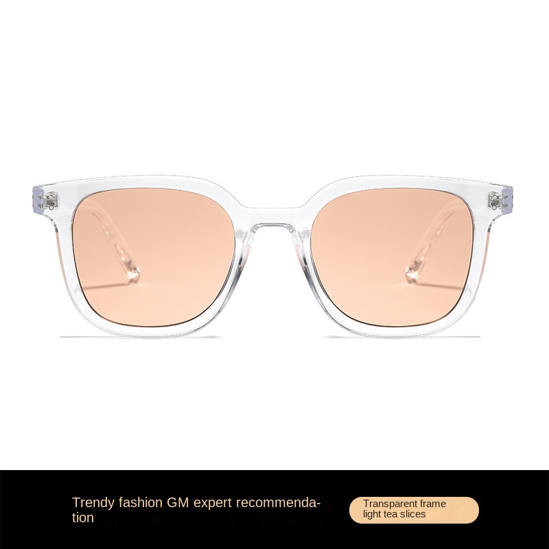 Kính Mát Tròng Tròn Chống Tia UV Màu Vàng / Nâu Cho Nam Và Nữ