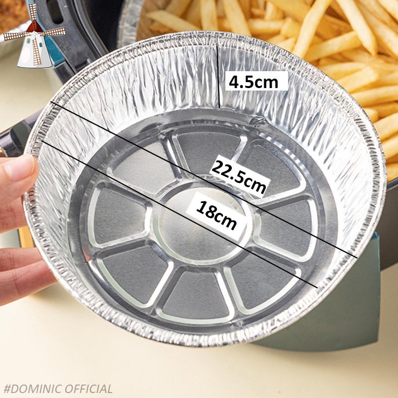 Bộ 10 Khuôn Nhôm Không Giấy Bạc Chiên, Khay Nhôm, Khuôn Thực Phẩm CR1