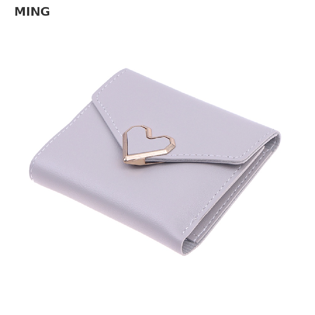 1 Ví Mini Đựng Tiền Xu Họa Tiết Trái Tim Xinh Xắn