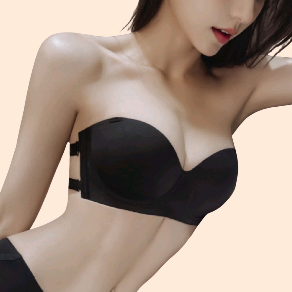 Áo Ngực Không Dây Hở Lưng, Áo Nâng Ngực Nhẹ Có Gọng Chống Tụt Tạo Khe CLOVER - 018