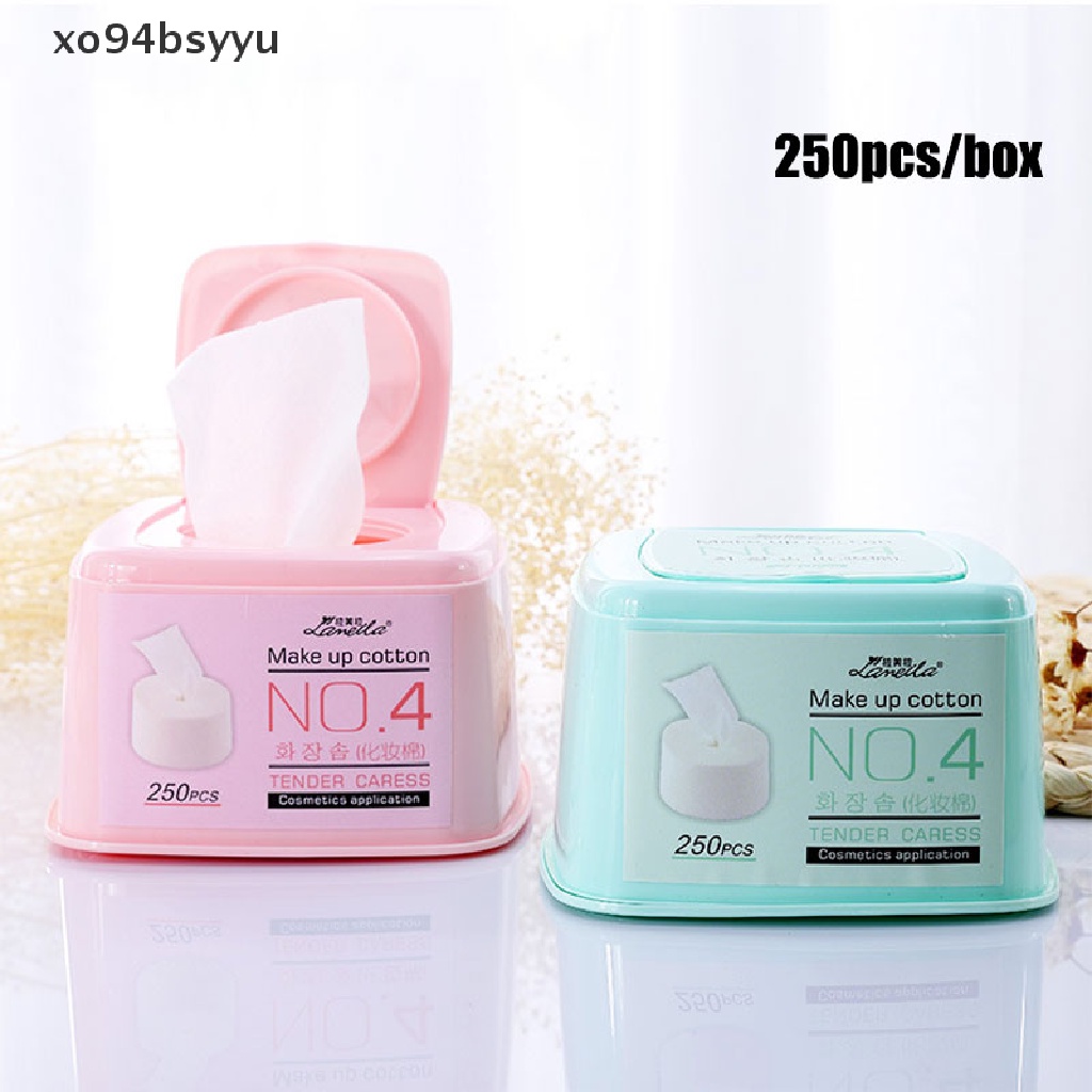 Hộp 250 Bông Tẩy Trang Làm Sạch Sâu Xo94Bsyu