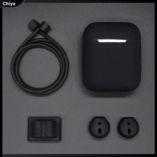 Vỏ Bảo Vệ Hộp Sạc Tai Nghe Airpods 5 Trong 1 Bằng Silicon Tiện Dụng