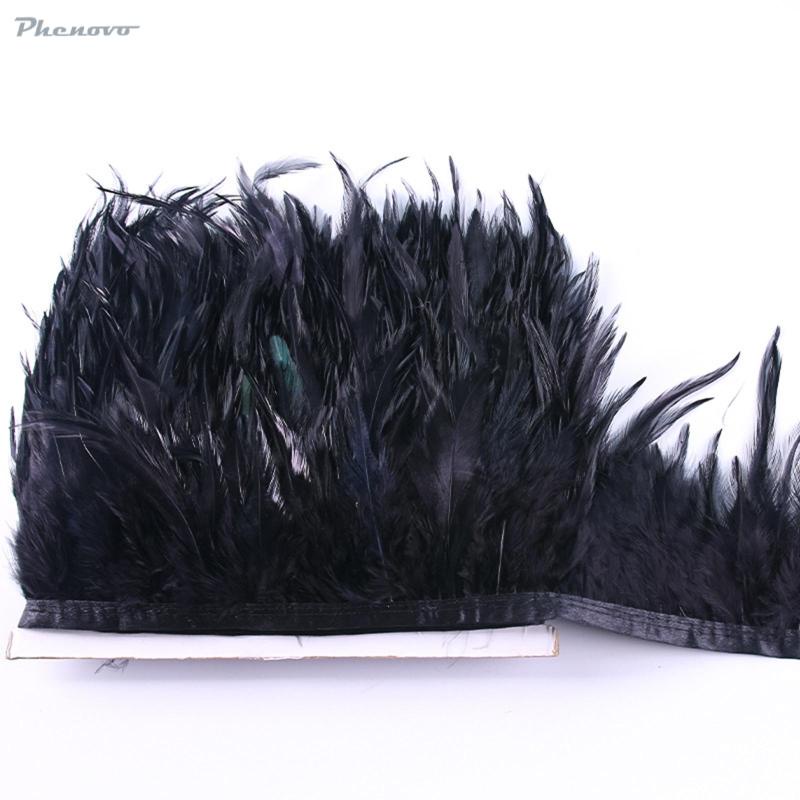 Cuộn Dây Lông Vũ Dài 1M Màu Đen Dùng Trang Trí Tiệc