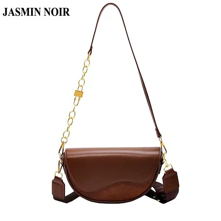 Túi đeo chéo vai JASMIN NOIR bằng da PU thời trang sành điệu dành cho nữ