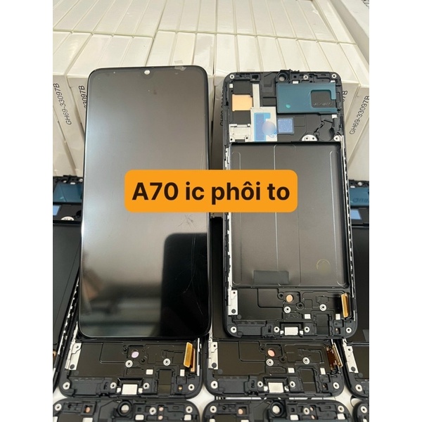 Màn hình Samsung galaxy A70 oled 2ic full khung phôi to như zin