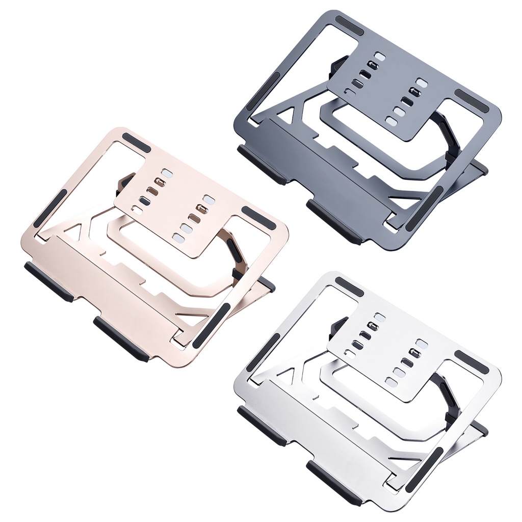 Giá Đỡ Laptop Bằng Hợp Kim Nhôm Họa Tiết Hoa Hướng Dương Sức Chứa Lớn