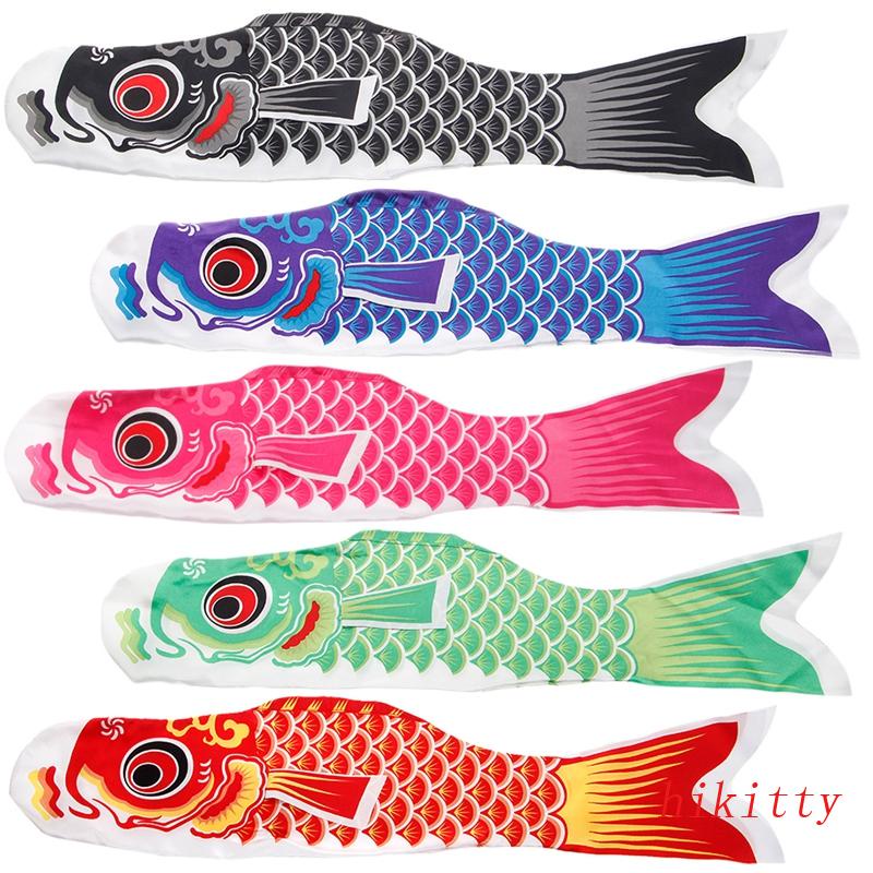 Cờ Treo Tường Hình Cá Koi 55cm Trang Trí