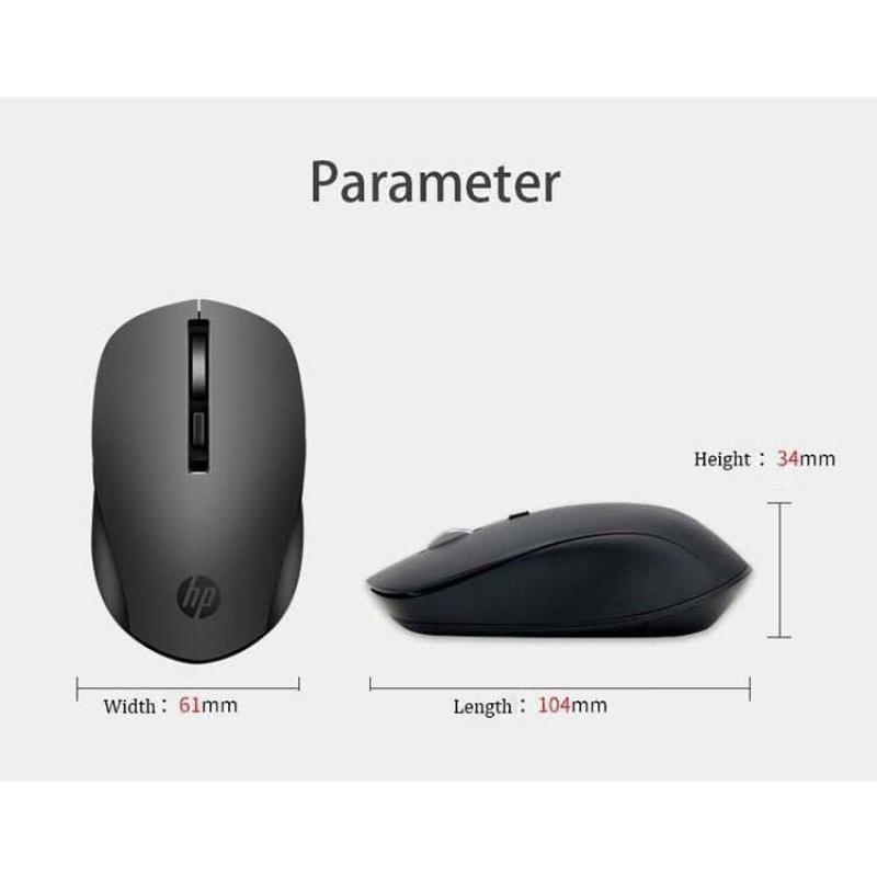Chuột Gaming HP S1000 Plus Không Dây, ĐầU NhậN USB 1600DPI