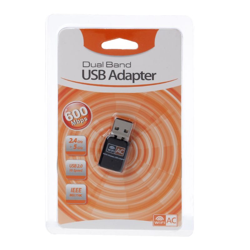 Bộ Chuyển Đổi USB Không Dây 802 11b n g ac 600Mbps Card F3S F5S Tương Thích Hộp