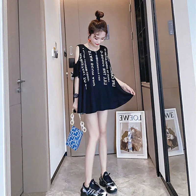 Đầm Tay Ngắn Dáng Rộng Thời Trang Mùa Hè Cho Nữ C9721 [45-150KG]
