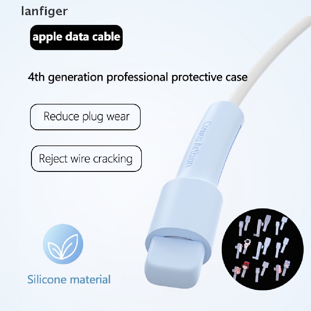 Phụ Kiện Bảo Vệ Đầu Dây Cáp Sạc Iphone Apple Lightning Sang Usb Tiện Dụng