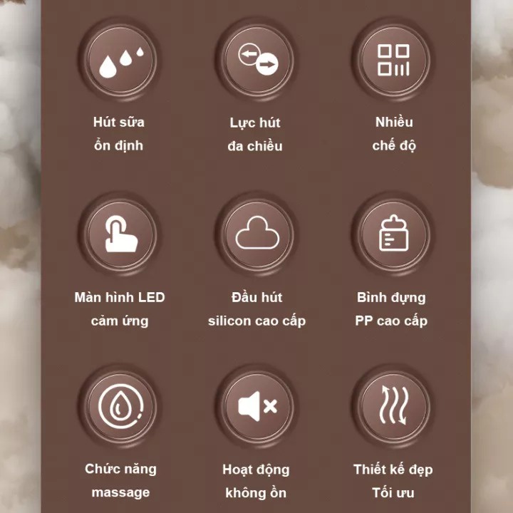 Máy Hút Sữa Miss Baby Cao Cấp Pin Sạc Tiện Lợi Nhỏ Gọn Máy Kích Sữa Điện Đôi Massage Hút Sữa Bảo Hành Toàn Quốc