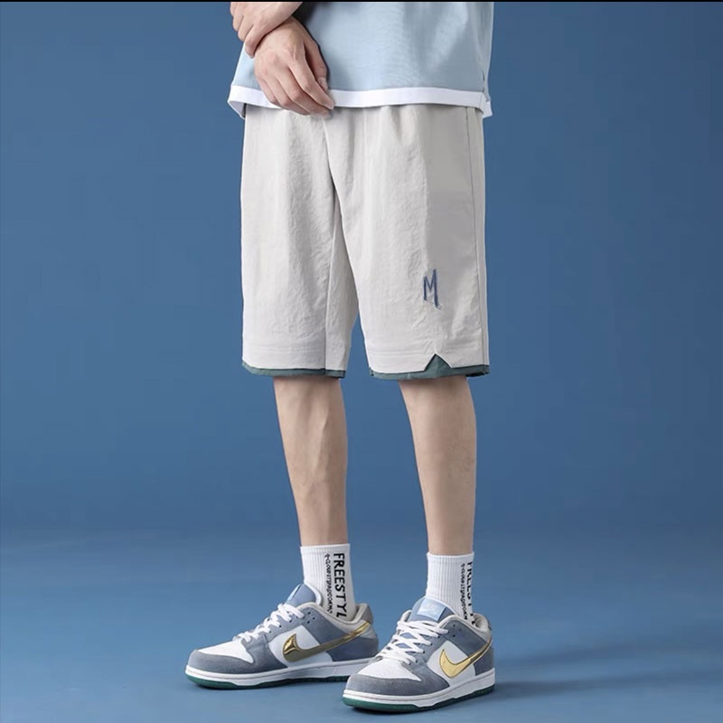 Quần Short Thể Thao Lưng Thun Rút Dây Thời Trang Dành Cho Nam Giới