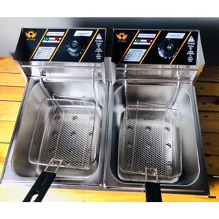 Bếp chiên điện 2 ngăn, bếp chiên 12l 2 ngăn mỗi ngăn 6 lít, bếp chiên điện suny