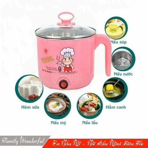 Nồi nấu mì màu đa năng, siêu tốc 1,6 Lít