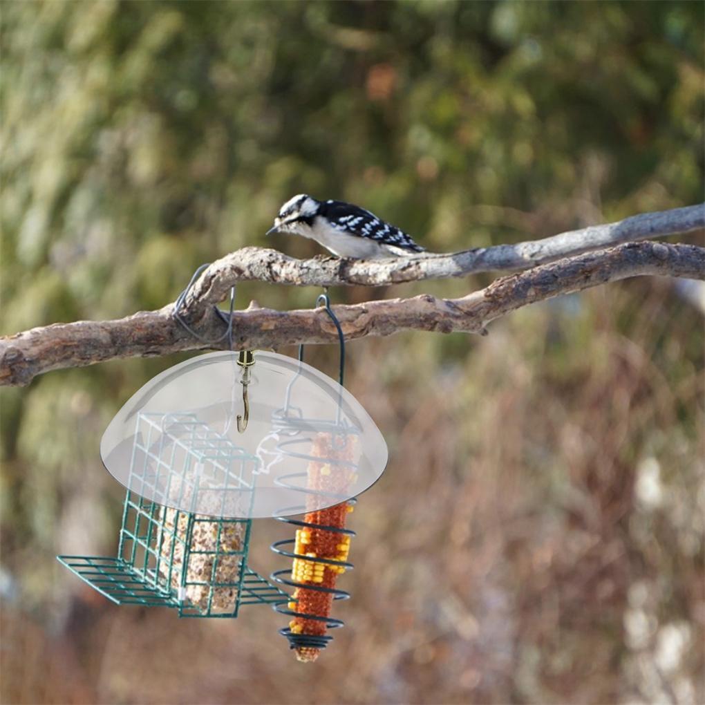 Vỏ Bọc Mái Vòm Chống Thời Tiết Bảo Vệ Thức Ăn Cho Chim Có Móc Treo
