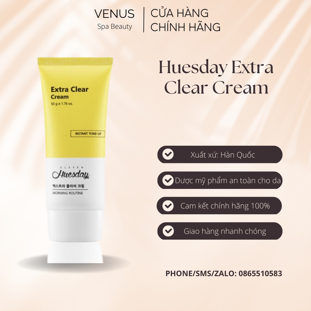 Huesday Extra Clear Cream Kem Dưỡng Trắng