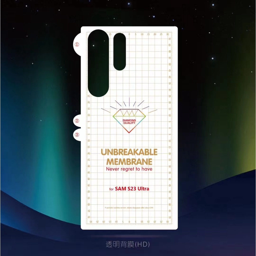 Miếng Dán Hydrogel Vô Hình Siêu Mềm Cho Samsung Galaxy S23 Galaxy S22 Ultra S23 + S21 Plus