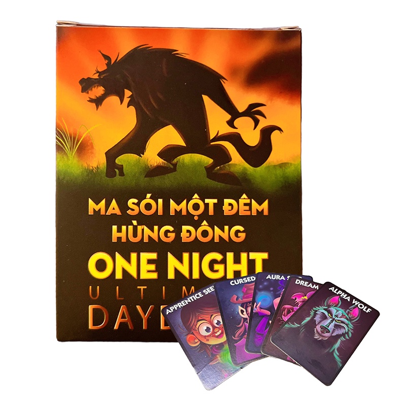 Combo Bộ bài Unqo và bài Ma Sói One Night DayBreak