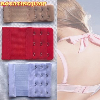 Set 2 / 3 / 4 móc dây áo ngực co giãn 3 hàng có thể điều chỉnh