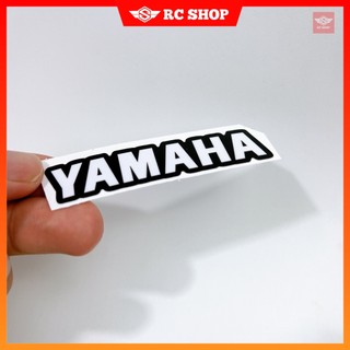 Tem YAMAHA Đen Dán Xe Siêu Ngầu [7cm x 1cm]