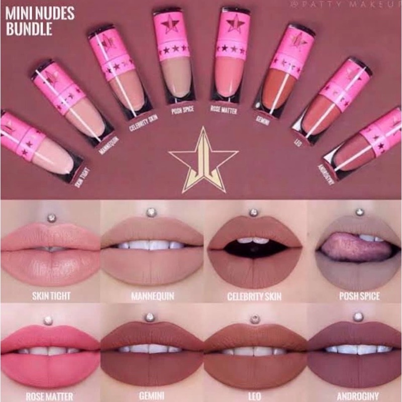 Set son kem lì Jeffree Star Cosmetics - MINI NUDES BUNDLE VOLUME 2