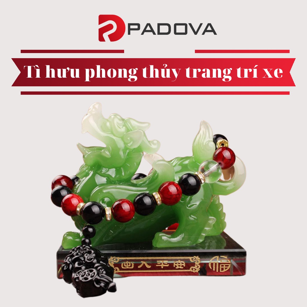 Tỳ Hưu Phong Thủy Chiêu Tài Hút Lộc Để Bàn, Trang Trí Xe Hơi PADOVA 5020