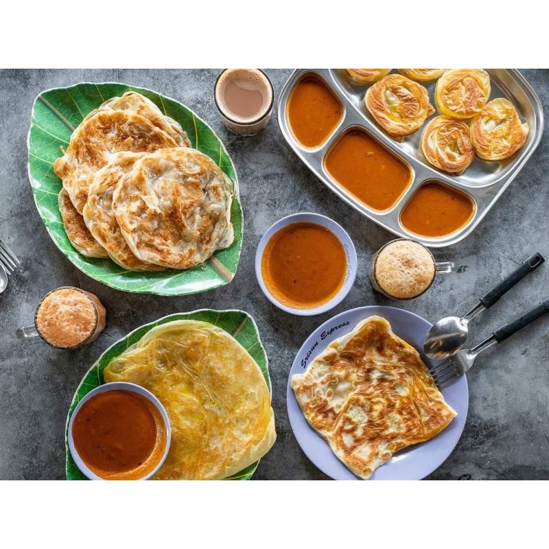 Combo 4 Túi Bánh Roti Vị Hành, 325g * 4 Túi