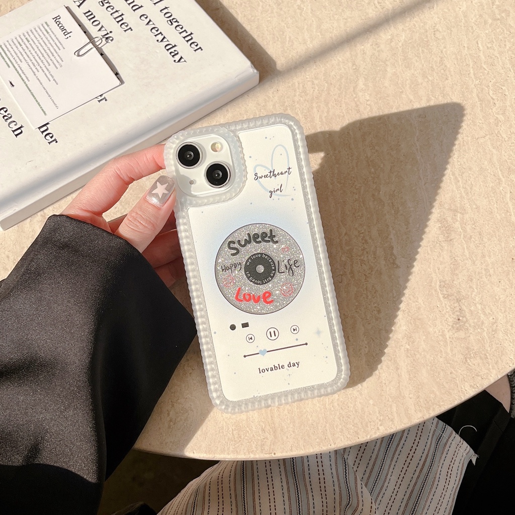 Ốp Điện Thoại Silicon Tpu Mềm Trong Suốt Chống Sốc Lấp Lánh Đơn Giản Bảo Vệ Toàn Diện Cho iPhone 14 13 12 11 Pro Max