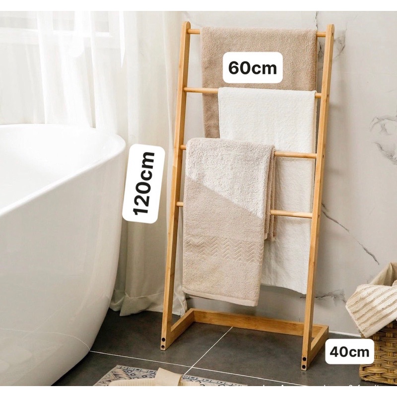 Kệ Treo Khăn Nhà Tắm Hình Chữ L Linh Hoạt Đặt Trong Mọi Không Gian Cao 1M2