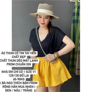 ÁO THUN CỔ TIM BIGSIZE VƯƠNG NGỌC HÂN