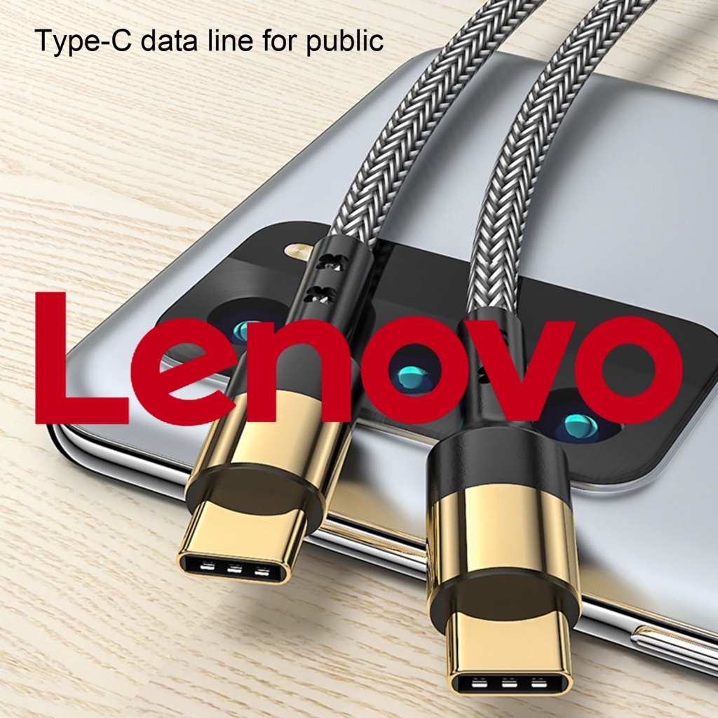Dây cáp sạc nhanh truyền dữ liệu LENOVO PD 60W 1.2m Type C thích hợp cho điện thoại máy tính xách tay Huawei