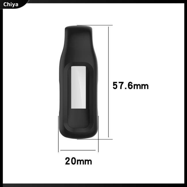 Ốp Bảo Vệ Bằng Silicon Có Kẹp Thép Cho Đồng Hồ Thông Minh Fitbit Inspire3