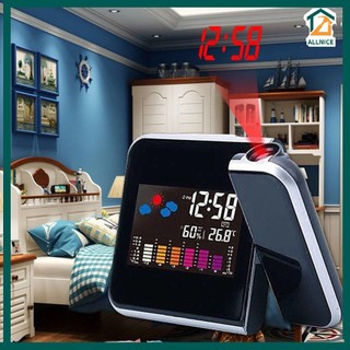 【0227】 Colorful LED Digital Projection Alarm Clock Time Projector Thermometer Clock