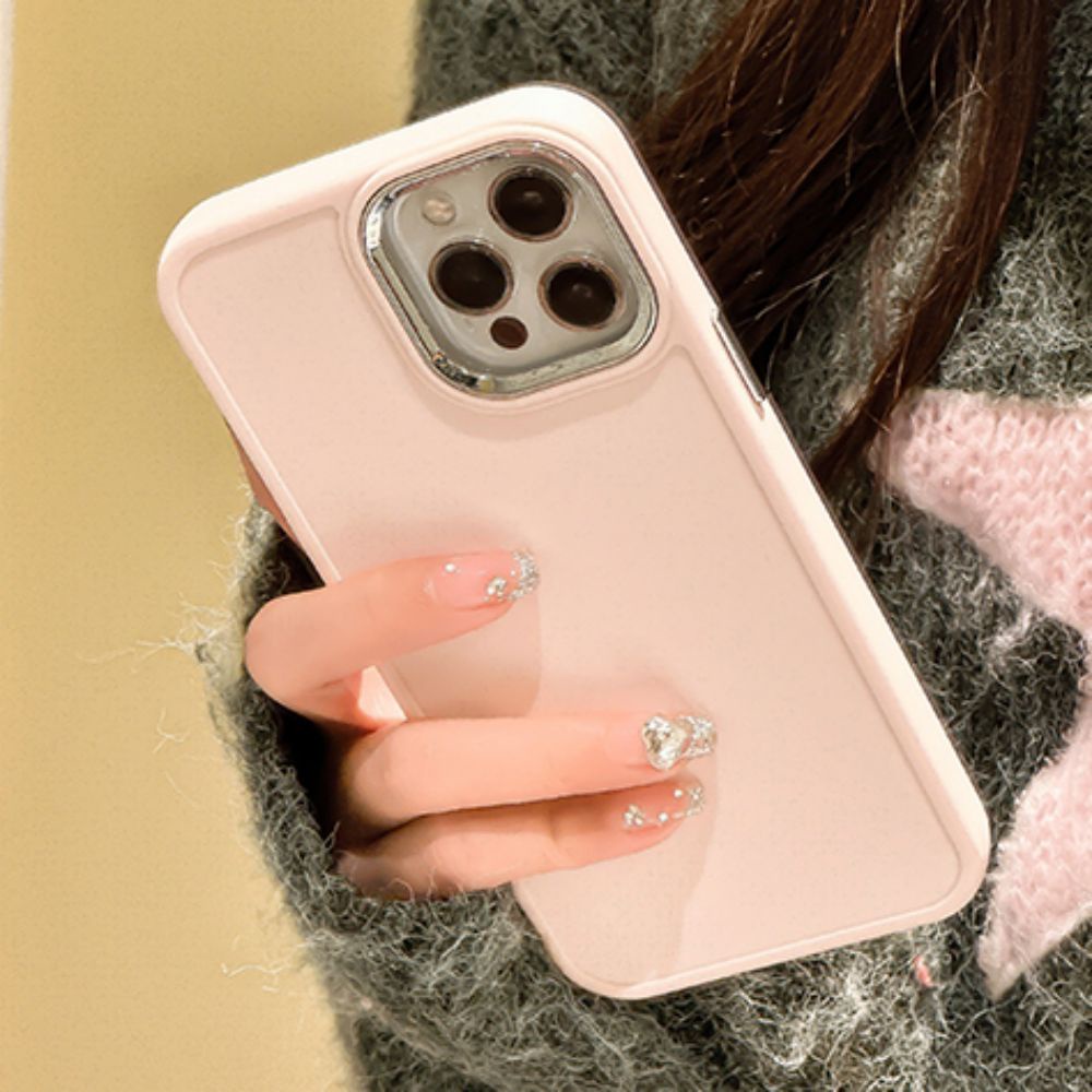 Ốp Điện Thoại TPU Silicone Mềm Mạ Điện Màu Trơn Đơn Giản Cho IPhone 14 13 12 11 Pro Max