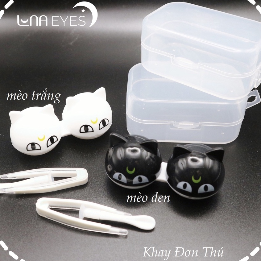 Khay Đơn Thú LUNA EYES kèm dụng cụ đeo lens