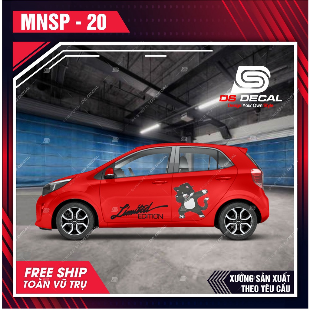Tem dán xe ô tô Kia Morning - 20 - decal dán xe ô tô - DS Decal
