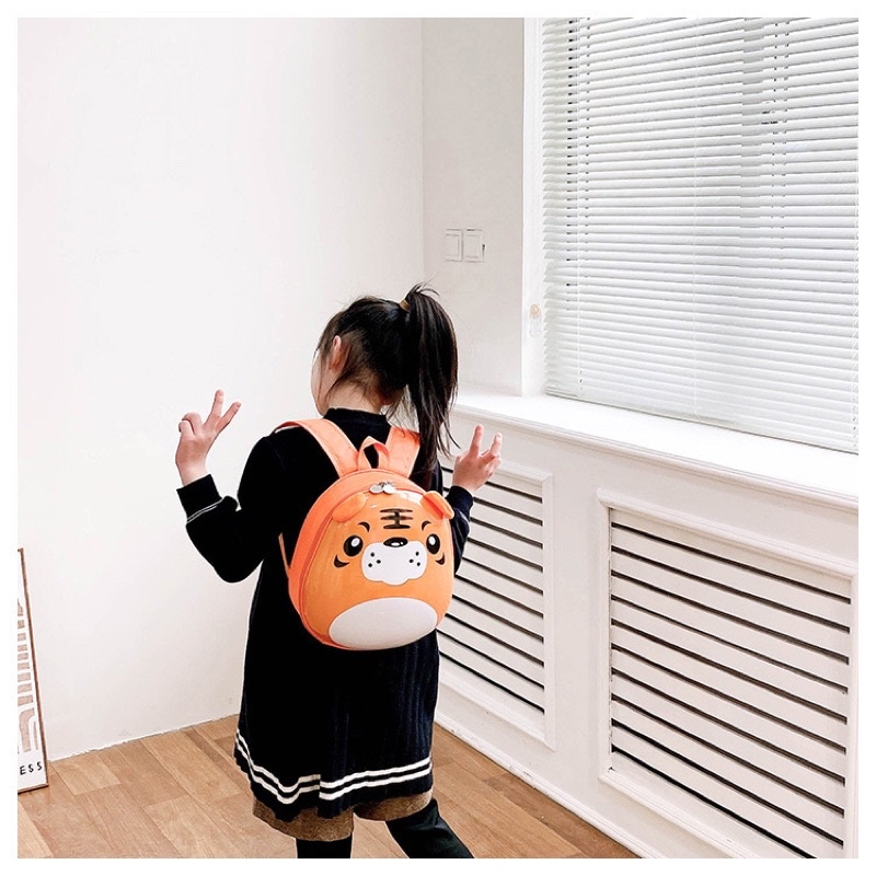 Balo đi học, cặp sách hình quả trứng cho bé trai bé gái mầm non hình thú ngộ nghĩnh