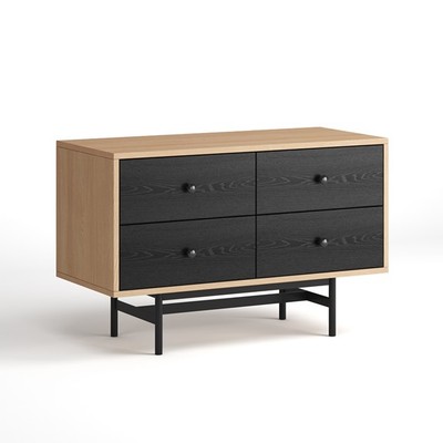 CHOBI, Tủ lưu trữ, tủ trưng bày DRA_311, 90x40x58cm, tủ gỗ Scandi Home