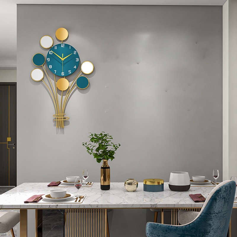 Đồng hồ treo tường BÓNG BAY Kích thước 64x40cm - DHTT-795- Đồng hồ trang trí phòng khách Mii-Decor