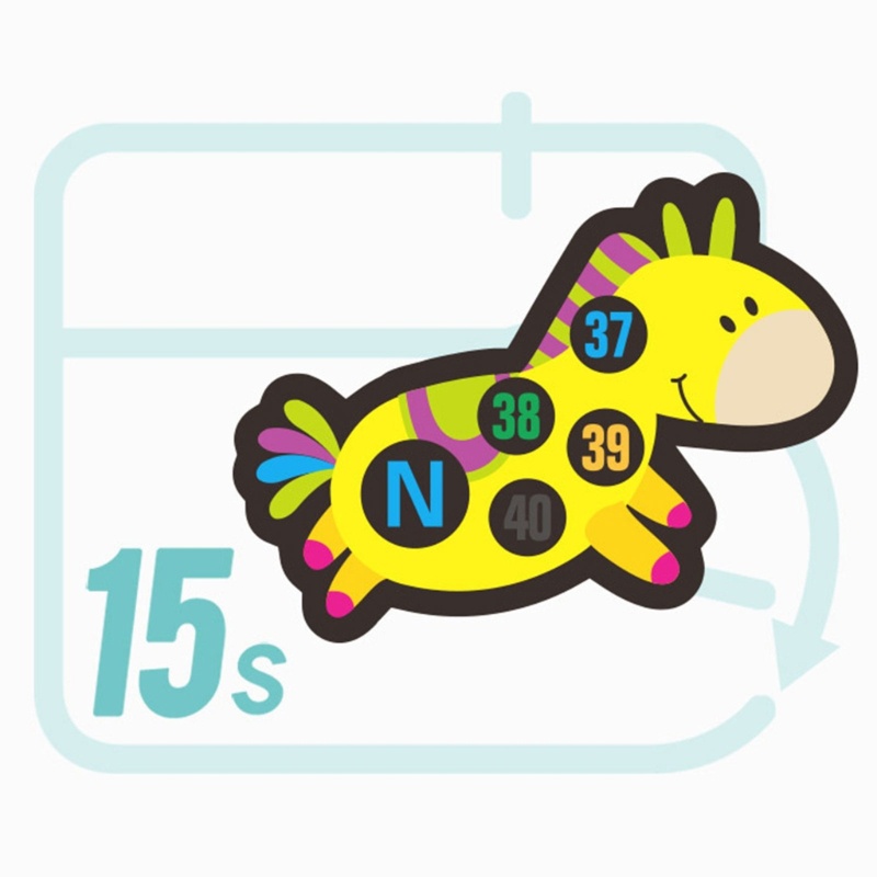 Miếng Vá Nhiệt Độ Sốt Nhanh Dành Cho Trẻ Em Và Người Lớn