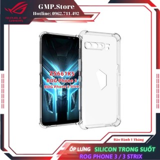 Ốp lưng silicon trong suốt Asus Rog Phone 3 / 3 Strix Đẹp Rẻ Bảo vệ tốt