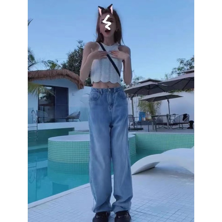 QADCOL Áo Sát Nách Gợn Sóng Khoét Rỗng Thiết Kế Phong Cách niche hot girl Gợi Cảm Cho Nữ