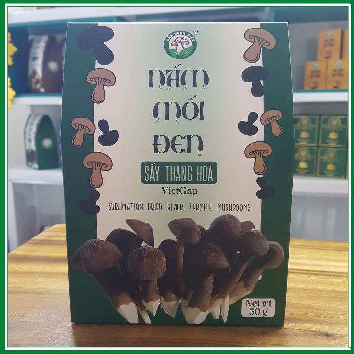 Nấm Mối Đen Khô  Không Mất Chất Dinh Dưỡng Va Hình Dạng Nấm_ Chuẩn VietGrap