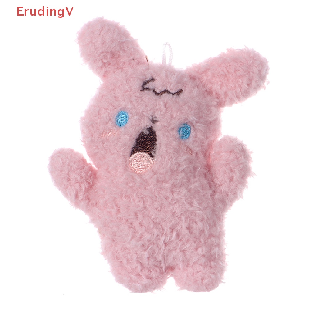 Móc Khóa Thỏ Nhồi Bông 9 * 10cm Trang Trí Túi Xách