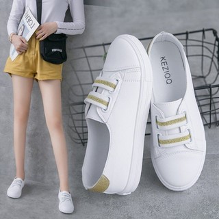 Giày slip-on nữ dây ngang giản dị cá tinh