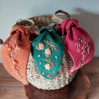 Turban thêu tay (handmade by Pong )