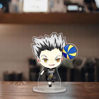 Mô hình Standee HAIKYUU ảnh đứng 8cm Tượng Acrylic Anime chibi trang trí trưng bày decor bàn học