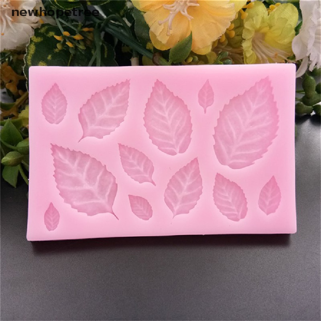 Khuôn Silicone Làm Bánh Hình Chiếc Lá Độc Đáo Tiện Dụng